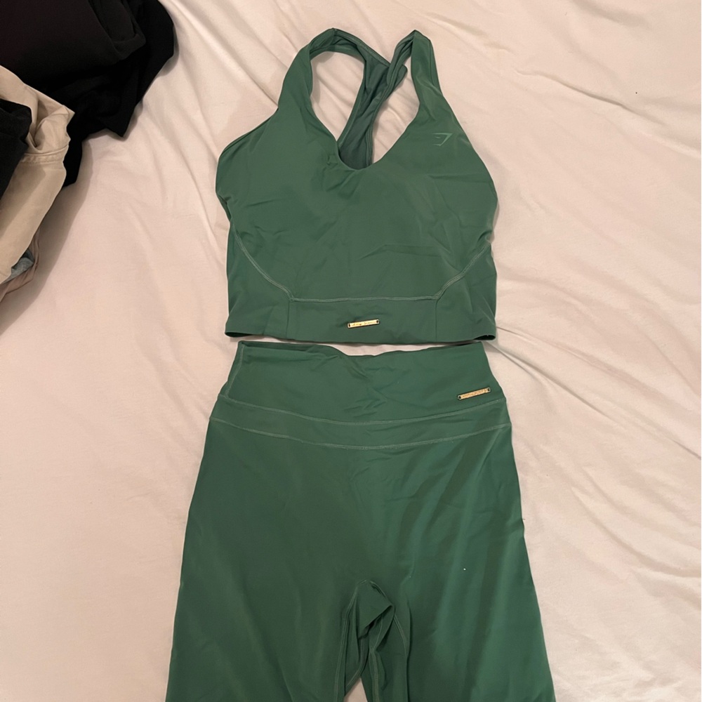 Gymshark Green Crop Top